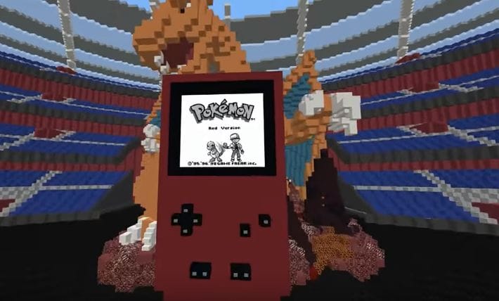 Waanzin: fanatieke gamer heeft Game Boy-game ‘Pokémon Red’ volledig nagemaakt in Minecraft
