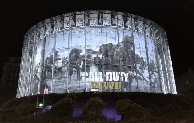 Gigantische Call of Duty WWII-advertenties duiken overal in de wereld op