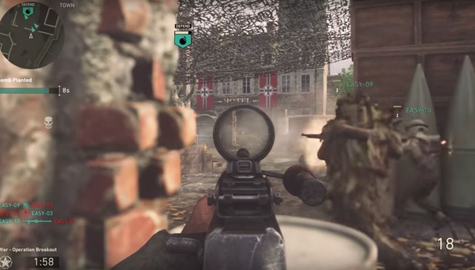 [E3] 28 minuten aan waanzinnige multiplayerbeelden van Call of Duty WWII