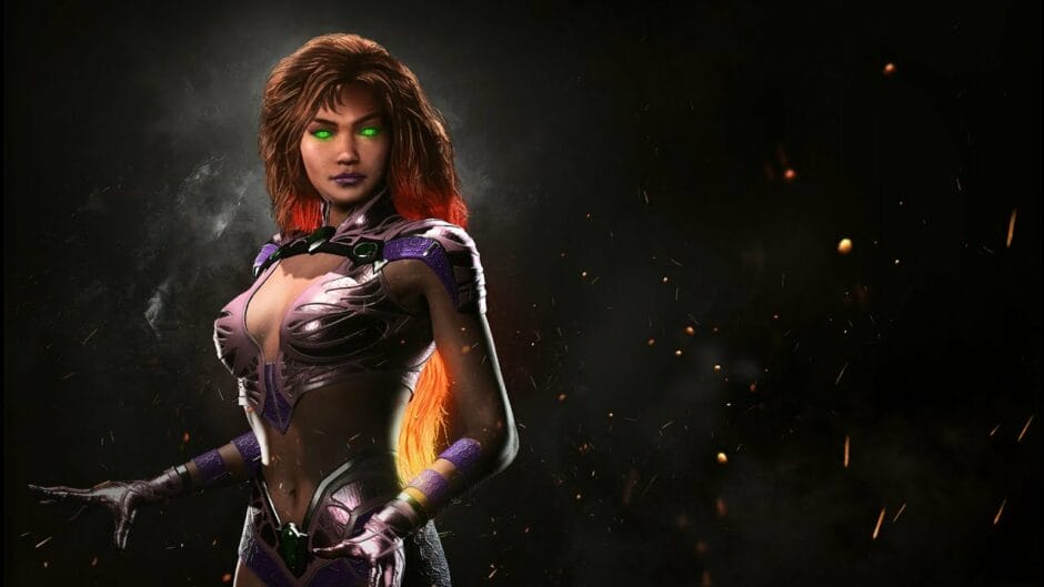 Starfire schiet overal ultraviolet straling in nieuwe trailer van Injustice 2