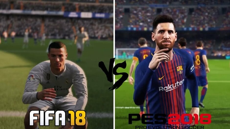 FIFA 18 vs PES 2018: De Graphics