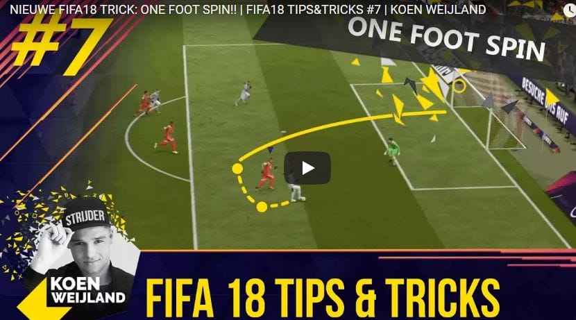 Gruwelijke nieuwe FIFA 18 Trick: One foot spin (+Video)