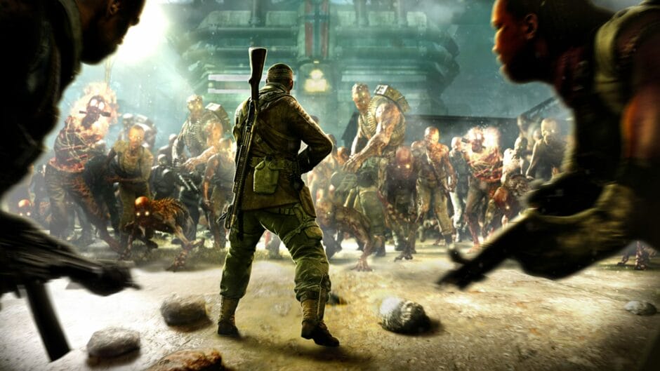 Hordes zombies in de launch trailer van Zombie Army 4: Dead War
