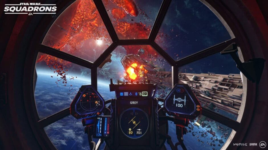 Dit zijn de allereerste space combat gameplaybeelden van Star Wars: Squadrons