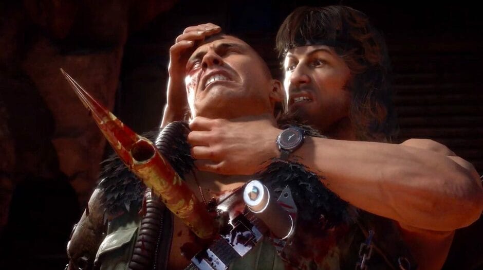 Rambo (Sylvester Stallone) neemt het op tegen The Terminator in nieuwe trailer van Mortal Kombat 11